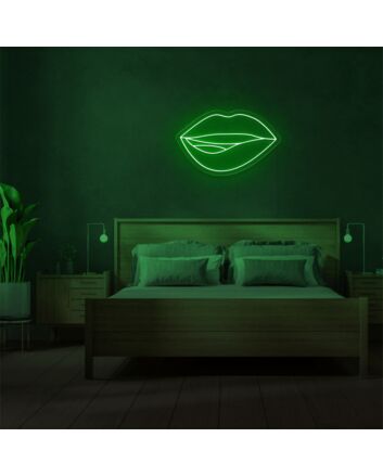 Brighten Up Your Bedroom or Glamourize Your Next Party with Mini Lips LED Neon Sign.