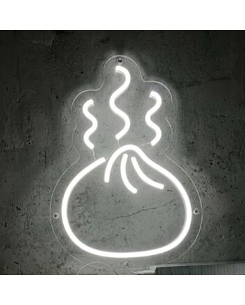 Brighten Up Your Kitchen, Restaurant, or Foodie Gatherings with the Mini Dumplings LED Neon Sign.