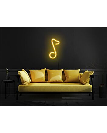 Brighten Up Your Bar and Music Studio with the Melodic Ambiance of Music Note LED Neon Light.