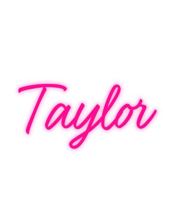 Brighten Up Your Space: Personalized Decor Taylor LED Neon Wall Light Perfect for Home, Bars, and Special Celebrations