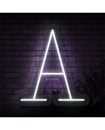 Brighten Up Your Space: Perfect for Weddings, Home Decor, and Bars - Personalized Initial Letter A LED Neon Sign