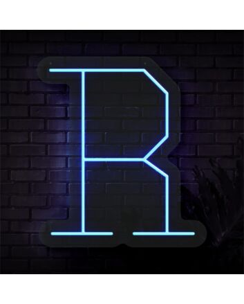 Brighten Up Your Space: Personalized Initial Letter R LED Neon Sign for Home, Office, Weddings &amp; Parties.