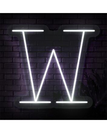 Brighten Your Special Celebrations and Spaces: Personalized Initial Letter W LED Neon Sign for Weddings, Parties, and Chic Home Decor.