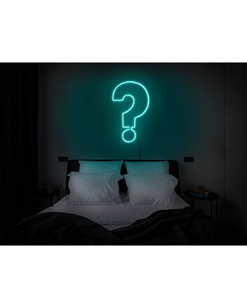 Brighten Your Interiors or Spark Conversations at Bars and Events with the Question Mark LED Neon Sign.