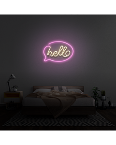 Hello&#39; Neon Sign