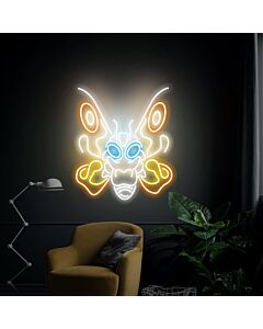 Brighten Your Child's Room, Play Area, and Birthday Celebrations with Mothra Led Neon Sign Japanese Movie Gifts For Kids Wall Decor.