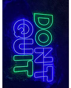 Brighten Your Office or Gym Ambiance with Dont Quit Led Neon Sign Motivational for an Inspirational Boost