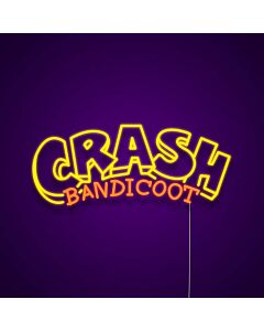Crash Bandicoot Neon Sign