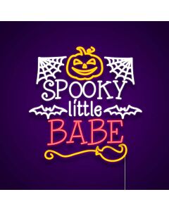 Spooky Little Babe Neon Sign