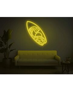 Surfboard LED Neon Sign