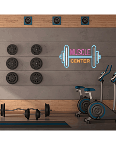 Plug And Play Neon Sign Muscle Center