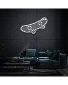 Skateboard Neon Symbol of Youth and Rebellion