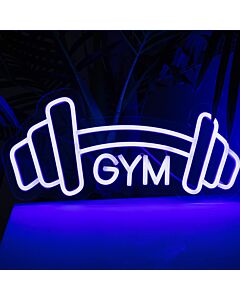 Customize Gym Barbell Neon Sign