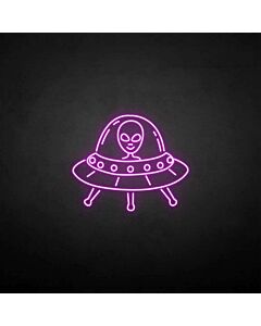 Extraterrestrial 	Alien  neon sign