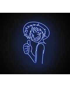 Luffy Neon Sign for Anime Fans