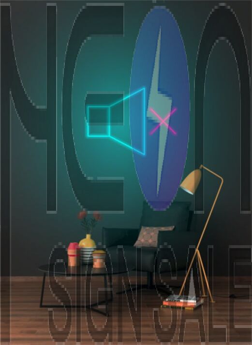 Brighten Your Office, Bar, or Man Cave with the Speaker Off LED Neon Sign.