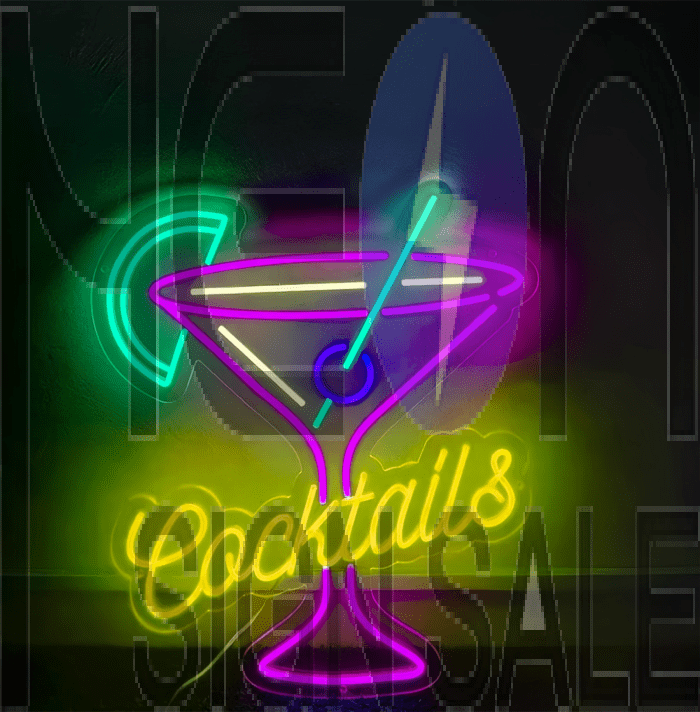 Customize Cocktail Neon Sign