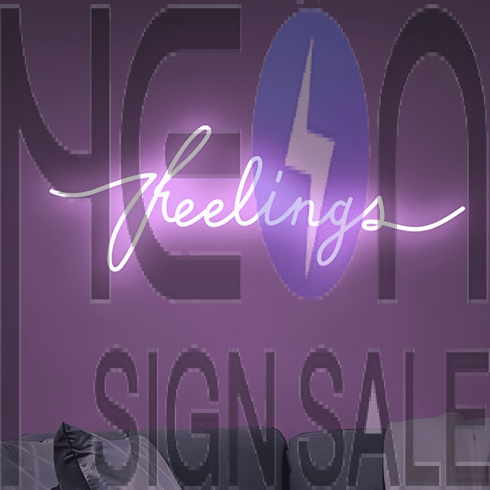'Feelings' Neon Sign