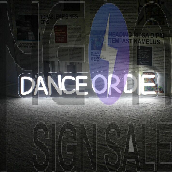 Brighten Up Your Bar, Party, or Wedding Ambiance with the Danceordie Neon Sign