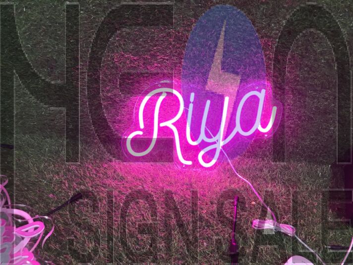 Brighten Your Special Moments at Weddings, Parties, and Home with Riya Pink LED Neon Sign.