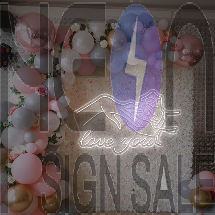 Brighten Your Wedding and Celebrate Romance with Love You For Engagement Occasion LED Neon Sign.