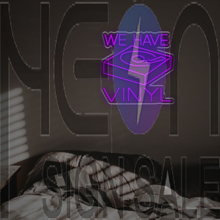 Brighten Up Your Space: We Have Vinyl LED Neon Sign for Home, Office, and Store Ambiance.