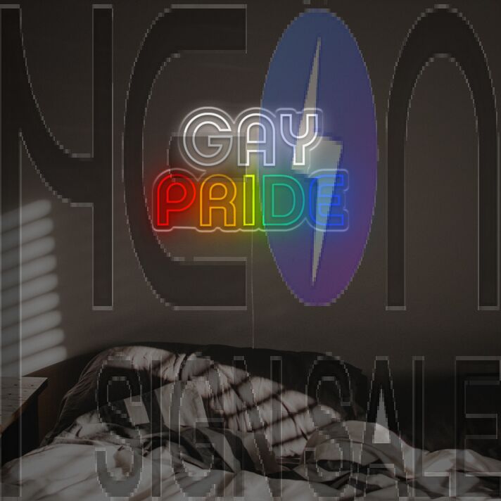 Celebrate Love in Every Space: Gay Pride LED Neon Sign for Home, Office, Bars, Weddings, and Festive Gatherings