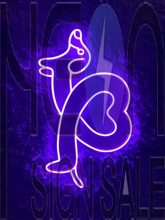 Brighten Up Your Space: Cute Dachshund Butt Led Neon Sign for Home Decor, Office Fun, and Storefront Charm
