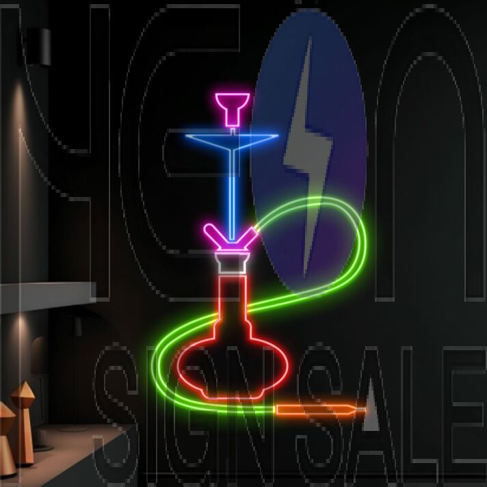 Smoking Shop Neon Light Shop Wall Led Art Leaf Led Light Smoking Sign