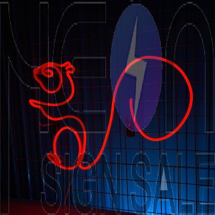 Squirrel Led Neon Sign Cute Animal Led Light Restaurant Room Decor Bar Club Decor