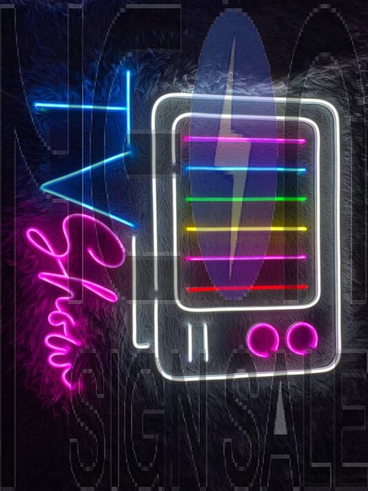 Tv Show Colorful Old Television Home Room Decor Led Neon Sign