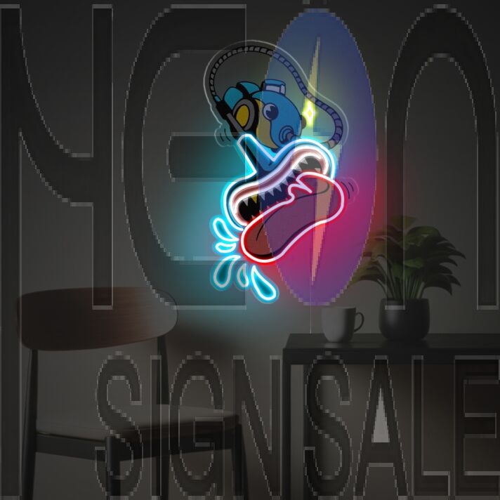 Freaking Vacuum Cleaner LED Neon Acrylic Artwork