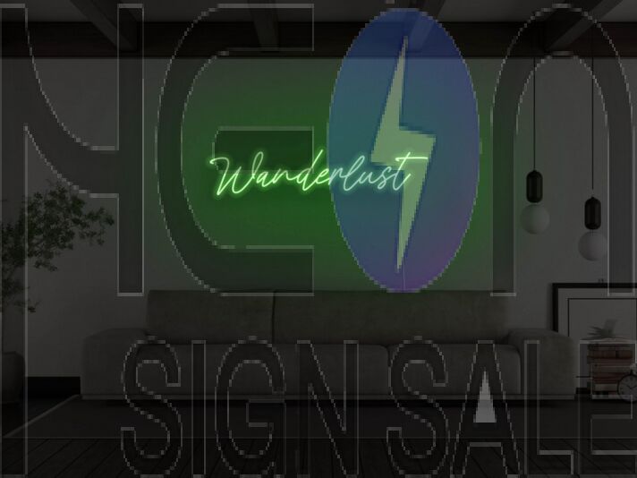 Wanderlust Neon Sign