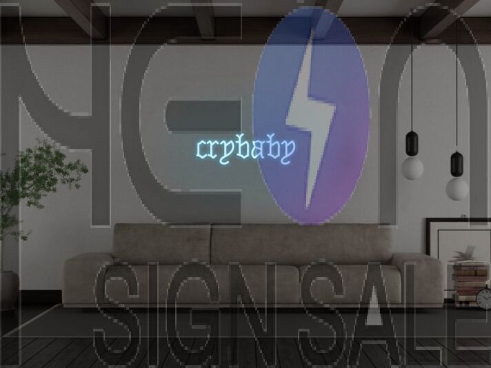 Crybaby Neon Sign