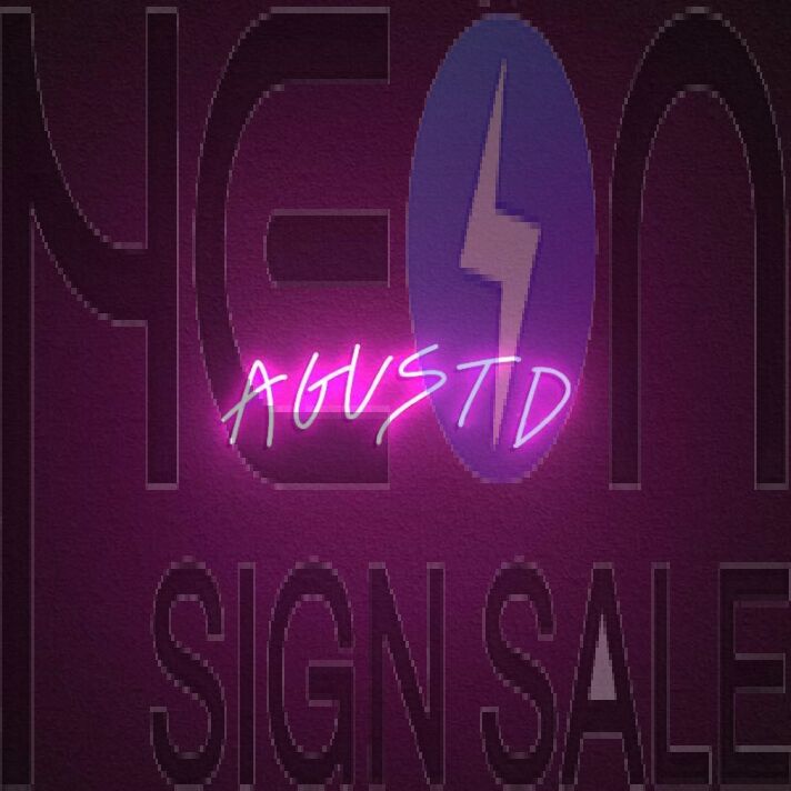 Agust D Neon Sign