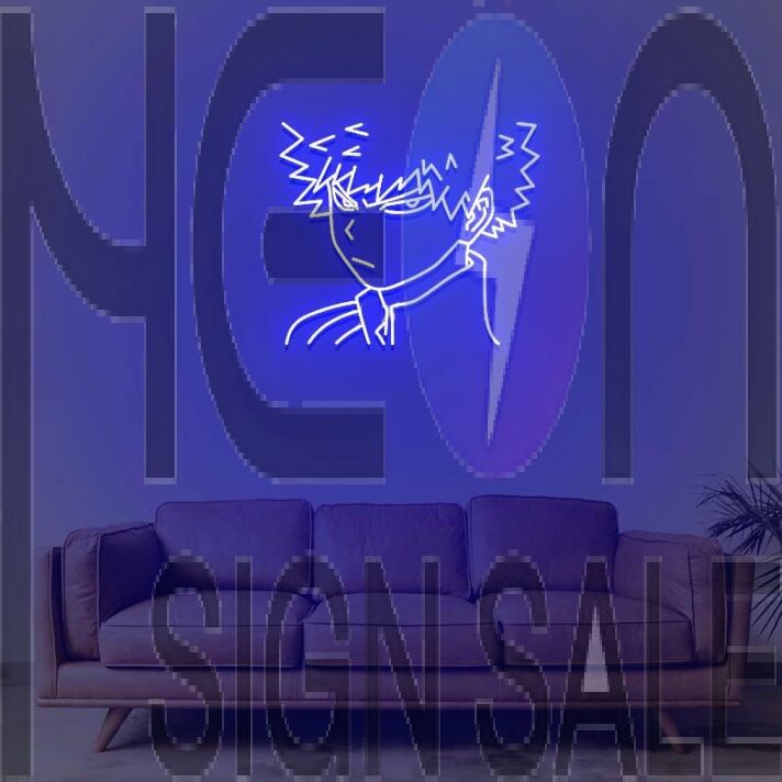 Katsuki Bakugo Neon Sign