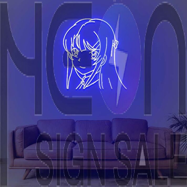 Mai Sakurajima Neon Sign