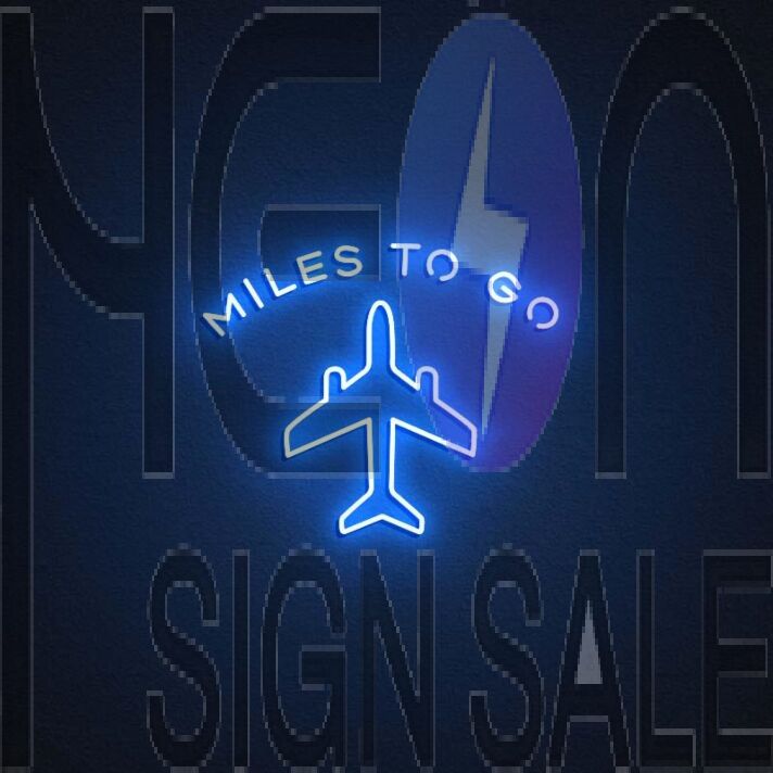 Airplane Neon Sign