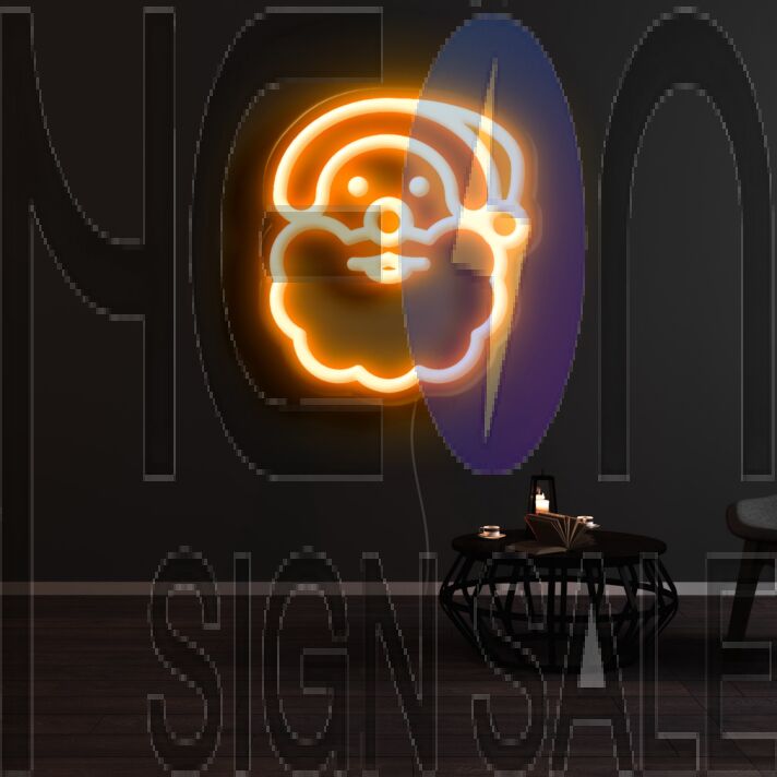 Christmas Santa Claus Neon Sign