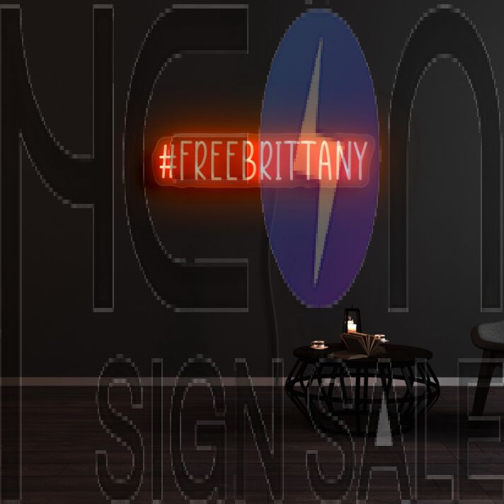 Free Brittany Neon Sign