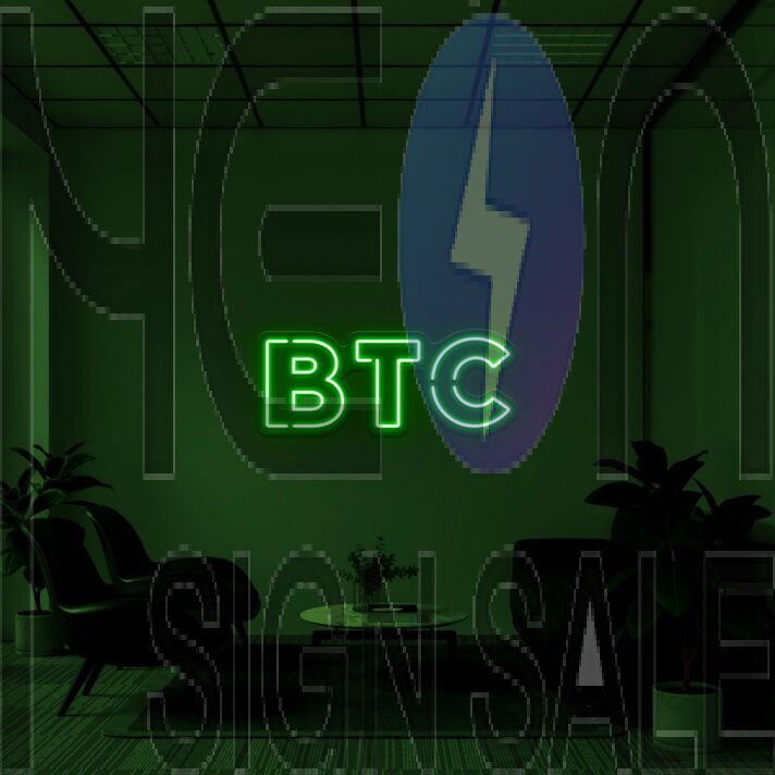Btc Neon Sign