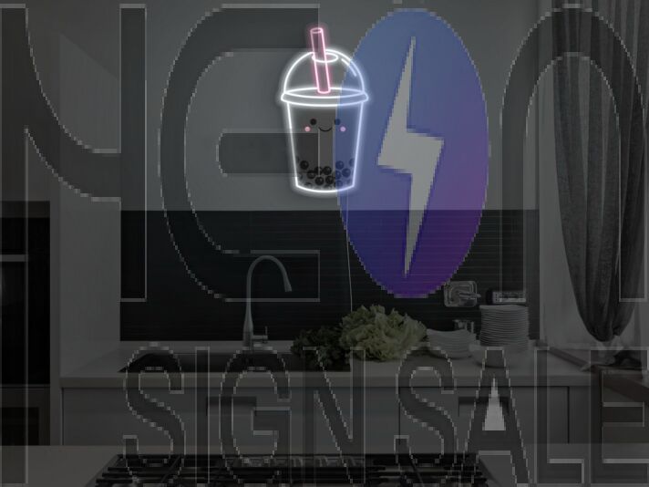 Bubble Tea Neon Sign