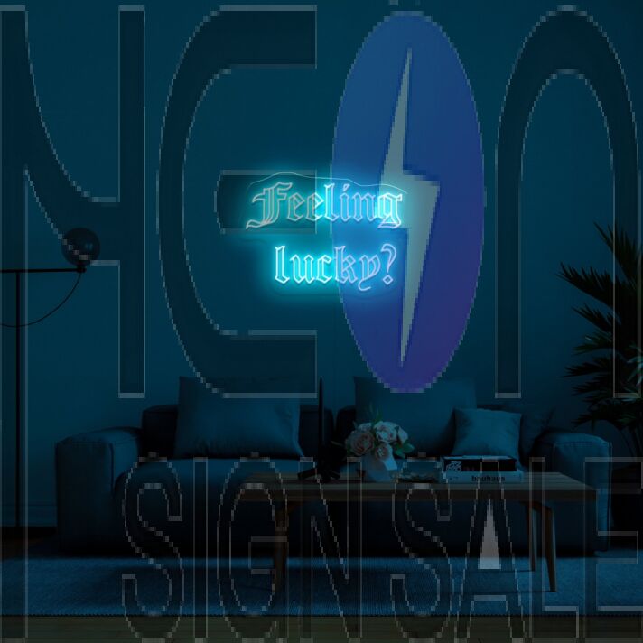 Feeling Lucky Neon Sign