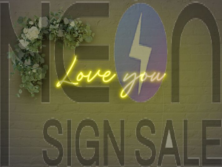 Love You Neon Sign
