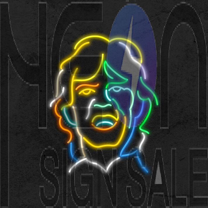 Mick Jagger Neon Sign