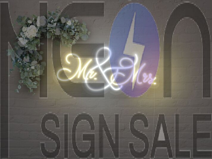 Mr And Mrs Neon Sign