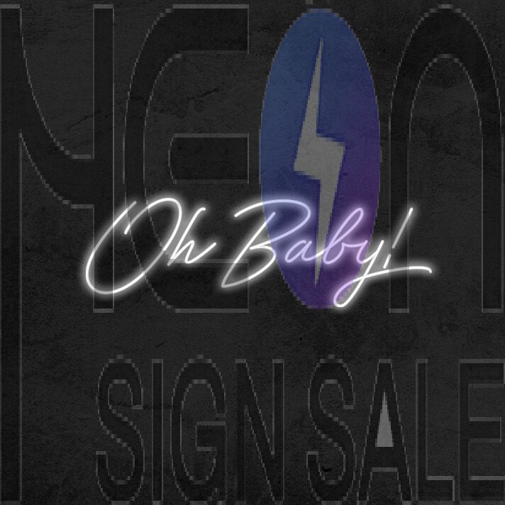 Oh Baby Neon Sign