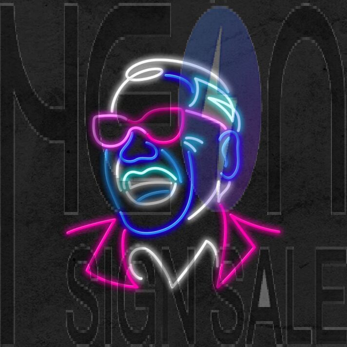 Ray Charles Neon Sign