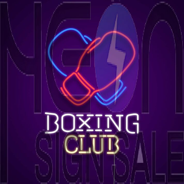Boxing Club Neon Sign