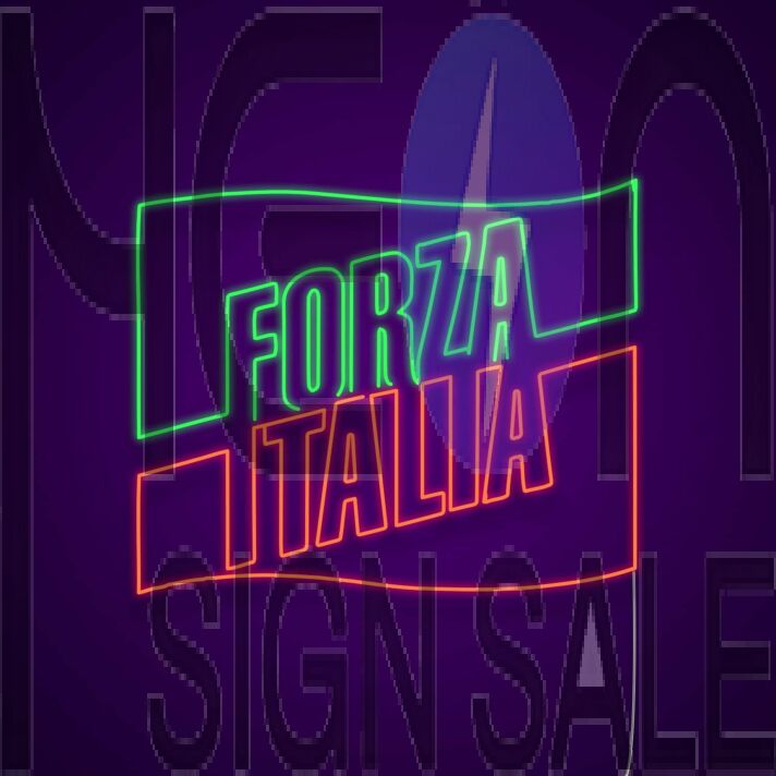 Forza Italia Neon Sign